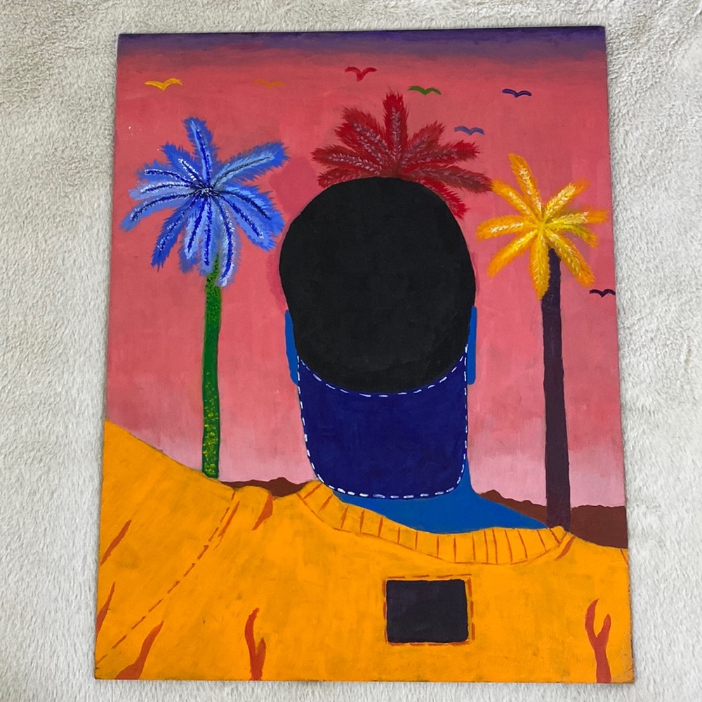 What a World by kytheway (colorful acrylic painting) 14x18